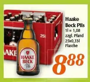 inkoop Haake Beck Pils Angebot