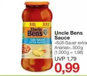 Jawoll Uncle Bens Sauce Angebot