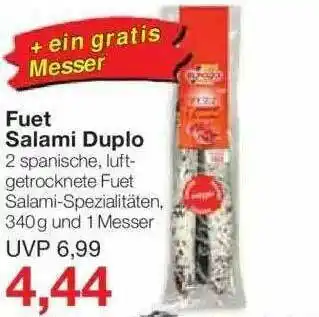 Jawoll Fuet Salami Duplo Angebot