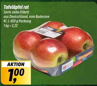 Simmel Tafeläpfel rot 450g Angebot