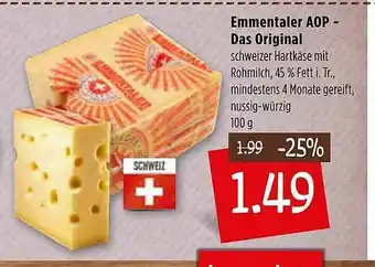 Kupsch Emmentaler Aop - Das Original Angebot