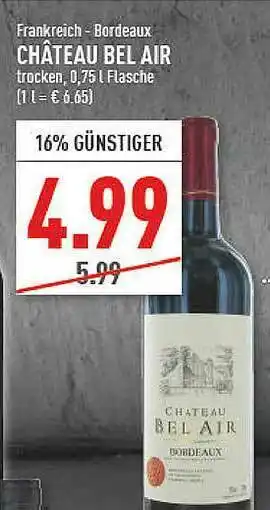 Marktkauf Frankreich-bordeaux Chateau Bel Air Angebot