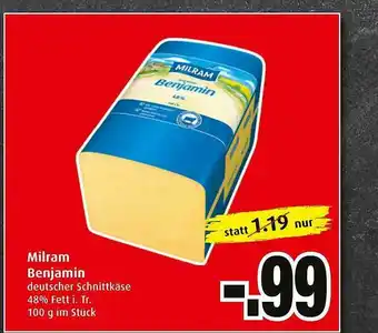 Markant Milram Benjamin Angebot