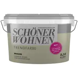 Hagebau Schöner wohnen dispersionsfarbe trendfarbe, moon, matt - grau Angebot