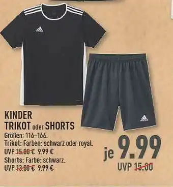 Marktkauf Kinder Trikot Oder Shorts Adidas Angebot