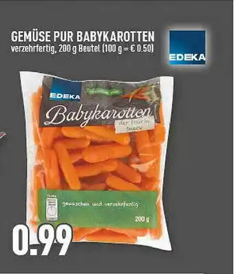 Marktkauf Gemüse Pur Babykarotten Edeka Angebot