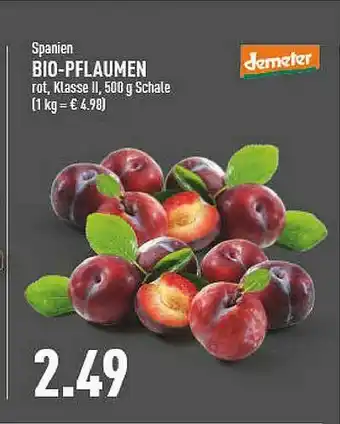 Marktkauf Spanien Demeter Bio-pflaumen Angebot