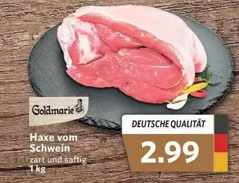 Combi Goldmarie Haxe Vom Schwein Angebot