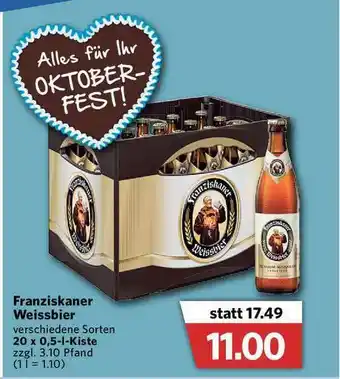 Combi Franziskaner Weissbier Angebot