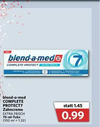 Combi Blend-a-med Complete Protect7 Zahncreme Angebot