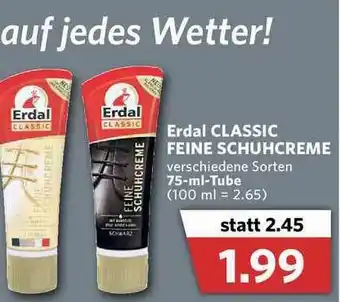 Combi Erdal Classic Feine Schuhcreme Angebot