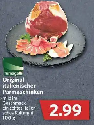 Combi Fumagalli Original Italienischer Parmaschinken Angebot