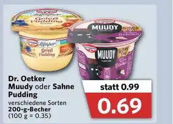 Combi Dr Oetker Muudy Oder Sahne Pudding Angebot