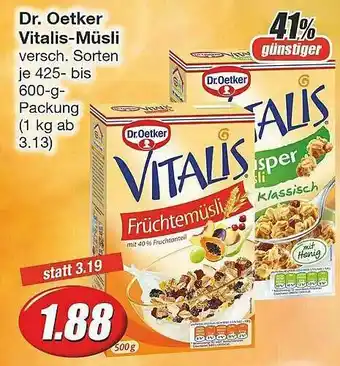 E-Center Dr. Vitalis-müsli Angebot