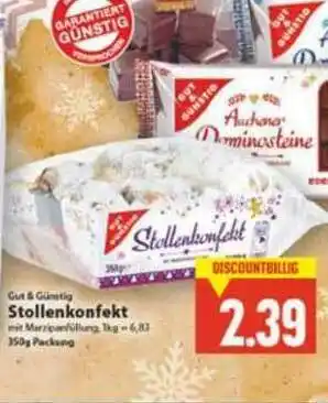 E-Center Gut & Günstig Stollenkonfekt Angebot