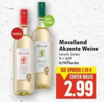 E-Center Moselland Akzente Weine Angebot