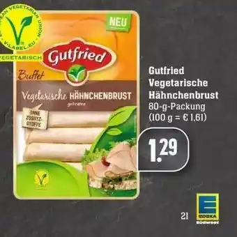 Edeka Gutfried Vegetarische Hähnchenbrust Angebot