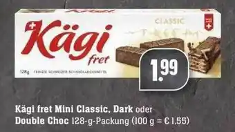 Edeka Kägi Fret Mini Classic, Dark Oder Double Choc Angebot