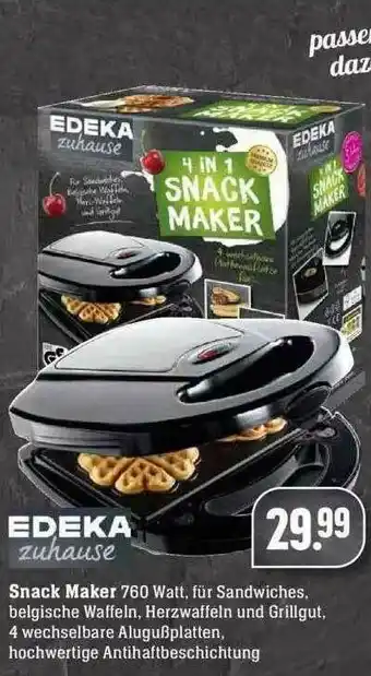 Edeka Edeka Zuhause Snack Maker Angebot