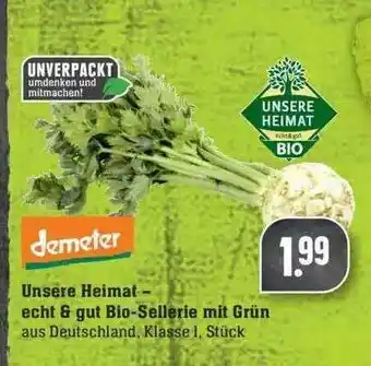 Edeka Demeter Unsere Heimat Bio-sellerie Mit Grün Angebot