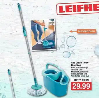 Famila Nord Ost Leifheit Set Clean Twist Disc Mop Angebot