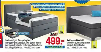 Möbelpiraten Boxspringbett Bluetooth Angebot