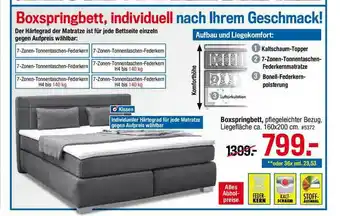 Möbelpiraten Boxspringbett, Individuell Angebot