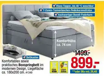 Möbelpiraten Boxspringbett Angebot