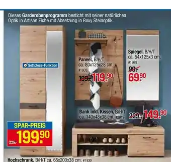 Möbelpiraten Garderobenprogramm Angebot