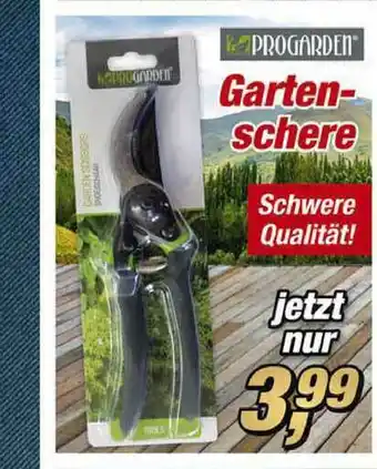 Posten Börse Progarden Gartenschere Angebot