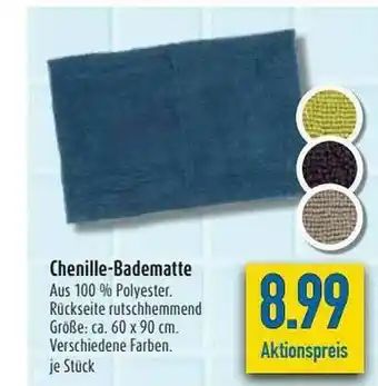 diska Chenille-badematte Angebot