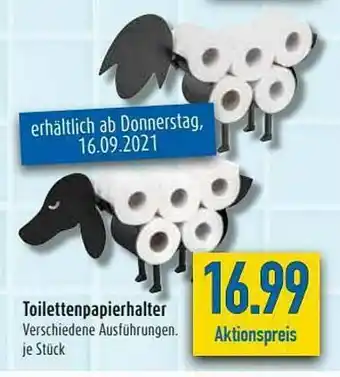 diska Toilettenpapierhalter Angebot