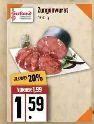 Edeka Zungenwurst Angebot