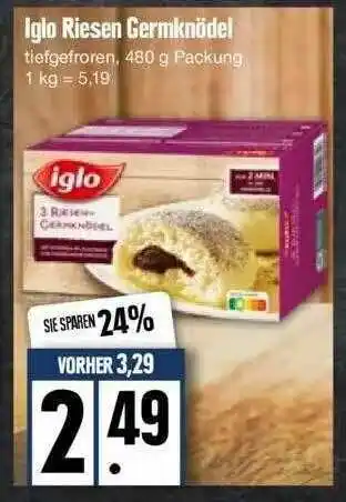 Edeka Iglo Riesen Germknödel Angebot