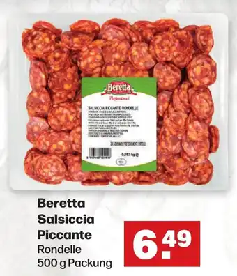 Handelshof Beretta Salsiccia Piccante Rondelle 500 g Packung Angebot