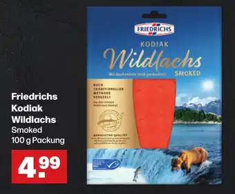 Handelshof Friedrichs Kodiak Wildlachs Smoked 100 g Packung Angebot