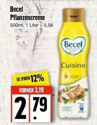 Edeka Becel Pflanzencreme Angebot