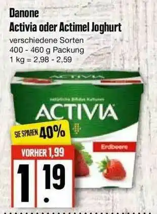 Edeka Danone Activia Oder Actimel Joghurt Angebot