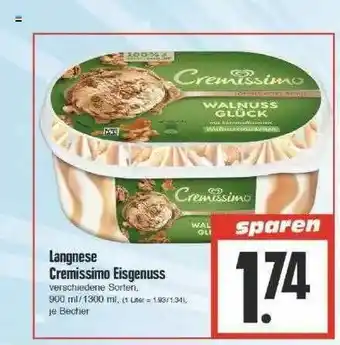 Edeka Langnese Cremissimo Eisgenuss Angebot