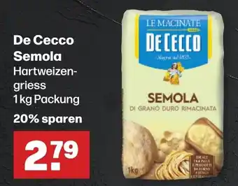 Handelshof De Cecco Semola 1kg Angebot