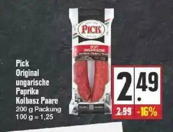 Edeka Pick Original Ungarische Paprika Kolbasz Paare Angebot