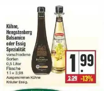 Edeka Kuhne Hengstenberg Balsamico Oder Essig Spezialitat Angebot