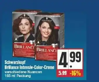 Edeka Schwarzkopf Brillance Intensiv-color-creme Angebot