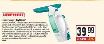 Edeka Leifheit Fenstersauger „dry&clean” Angebot