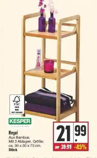 Edeka Kesper Regal Angebot