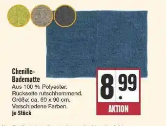 Edeka Chenille Badematte Angebot