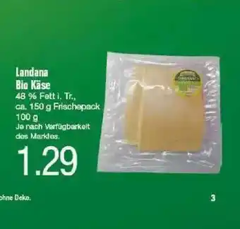 Edeka Landana Bio Käse Angebot