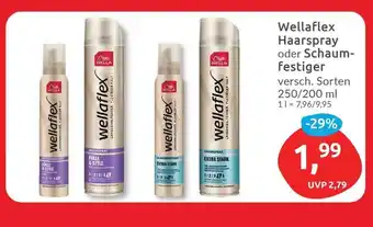 Budni Wellaflex Haarspray oder Schaumfestiger versch. Sorten 250/200 ml Angebot