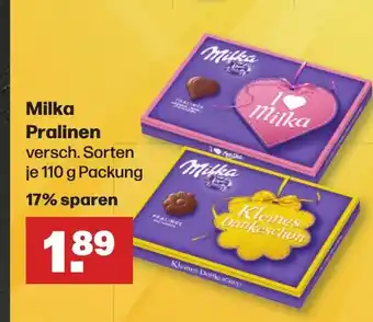 Handelshof Milka Pralinen versch. Sorten je 110 g Angebot