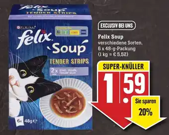 Edeka Neukauf Felix Soup 6x48g Angebot